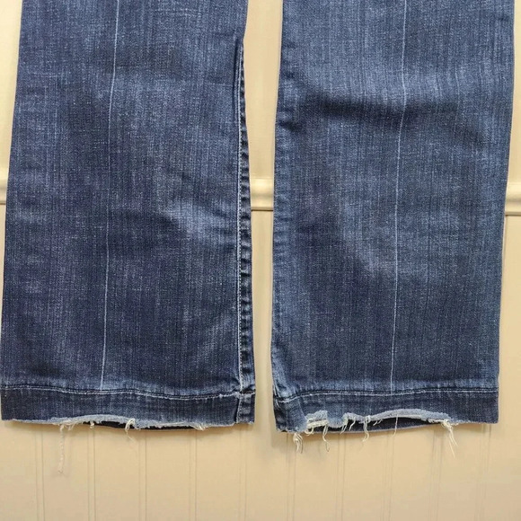7 For All Mankind Jeans Size 30 Dojo Denim Women's Y2K Low Rise - Picture 9 of 13